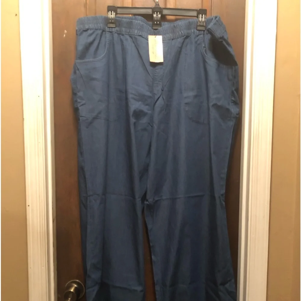 Women’s 2X Gold Coast Blue Palooza Stretch Pants (NEW) - Picture 1 of 8